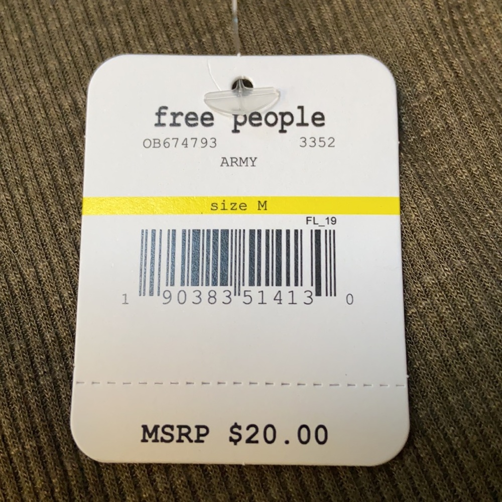 Free People Ribbed Cropped Tank Top - Picture 4 of 4